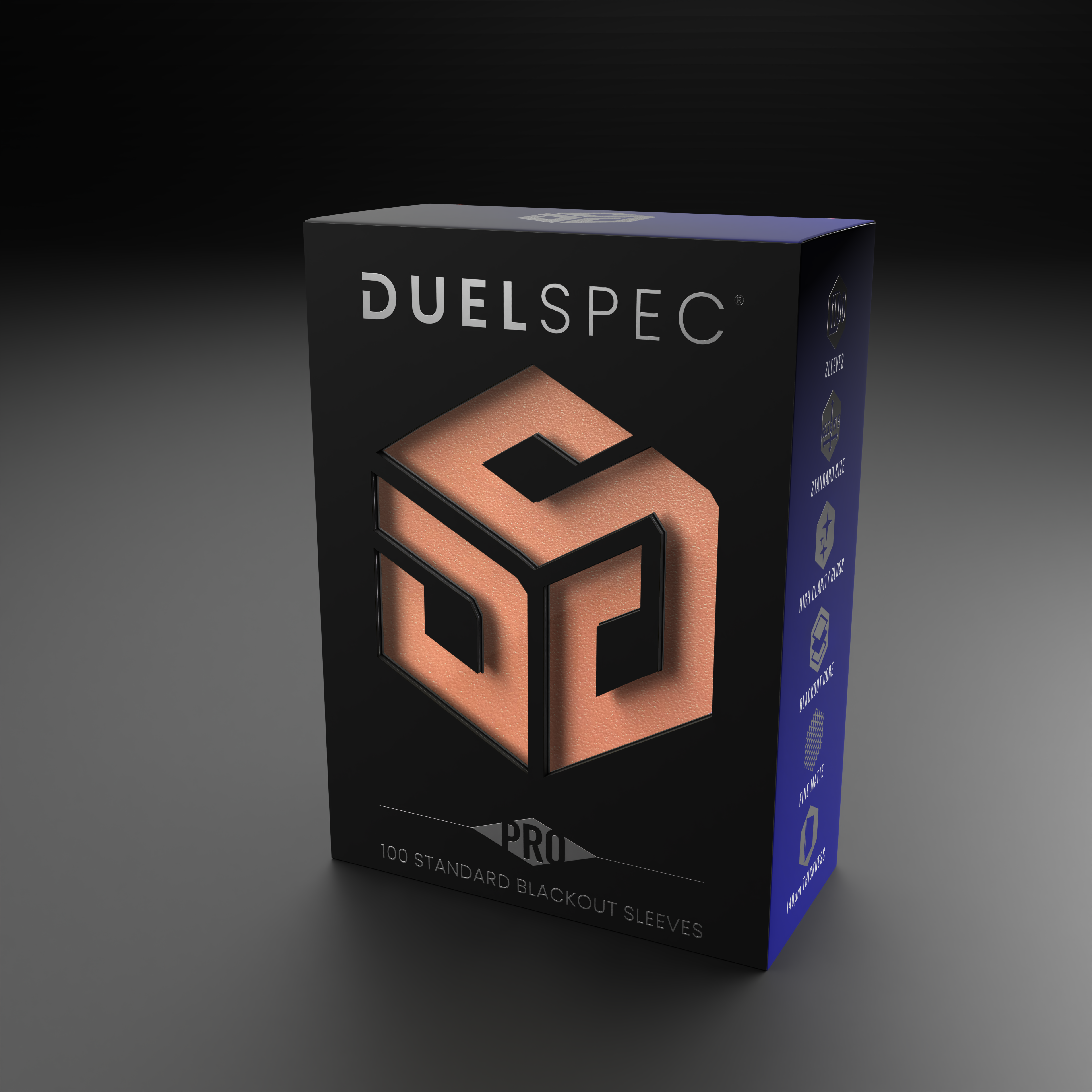 DuelSpec PRO Blackout Sleeves Standard