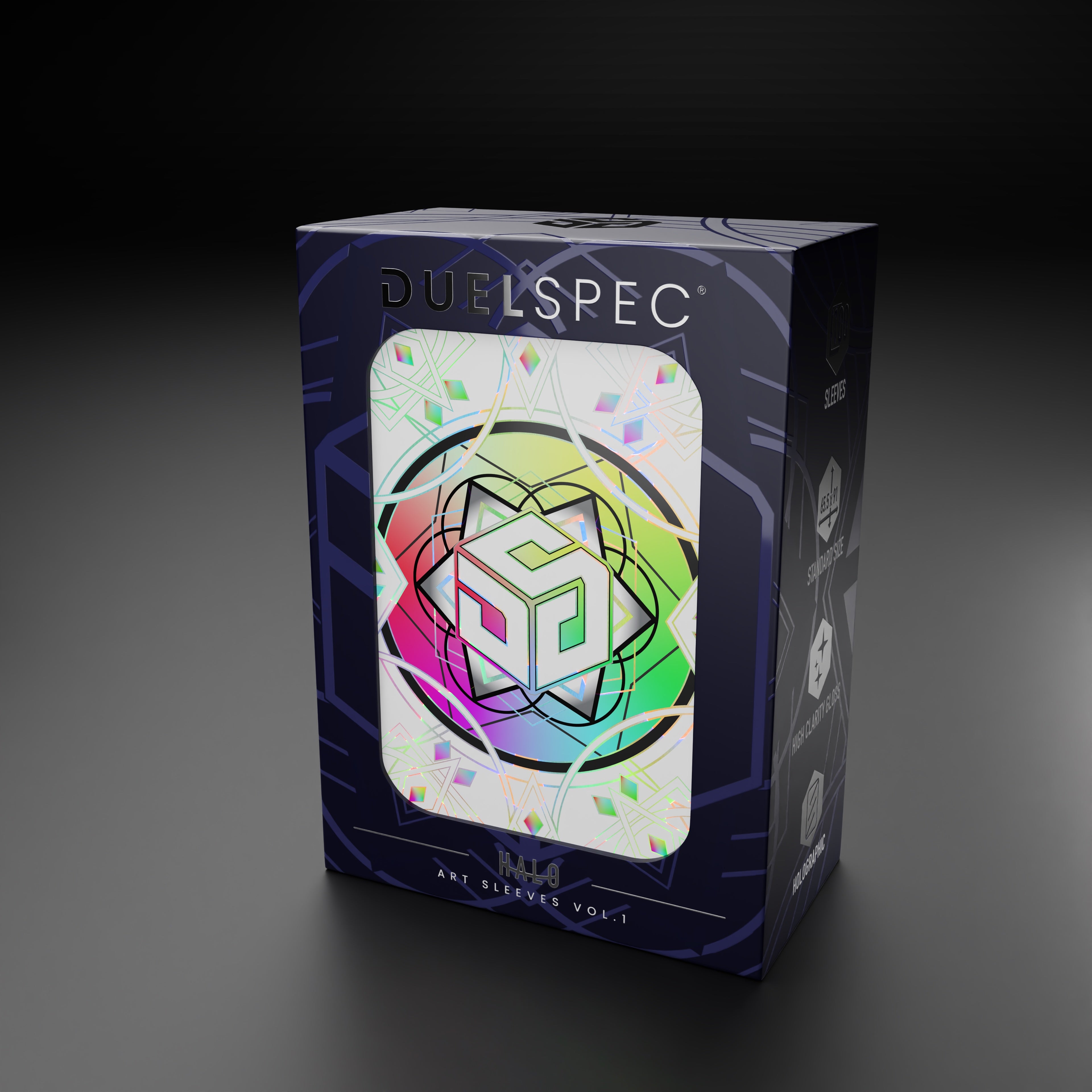 DuelSpec HALO Holo Art Sleeves (Standard)
