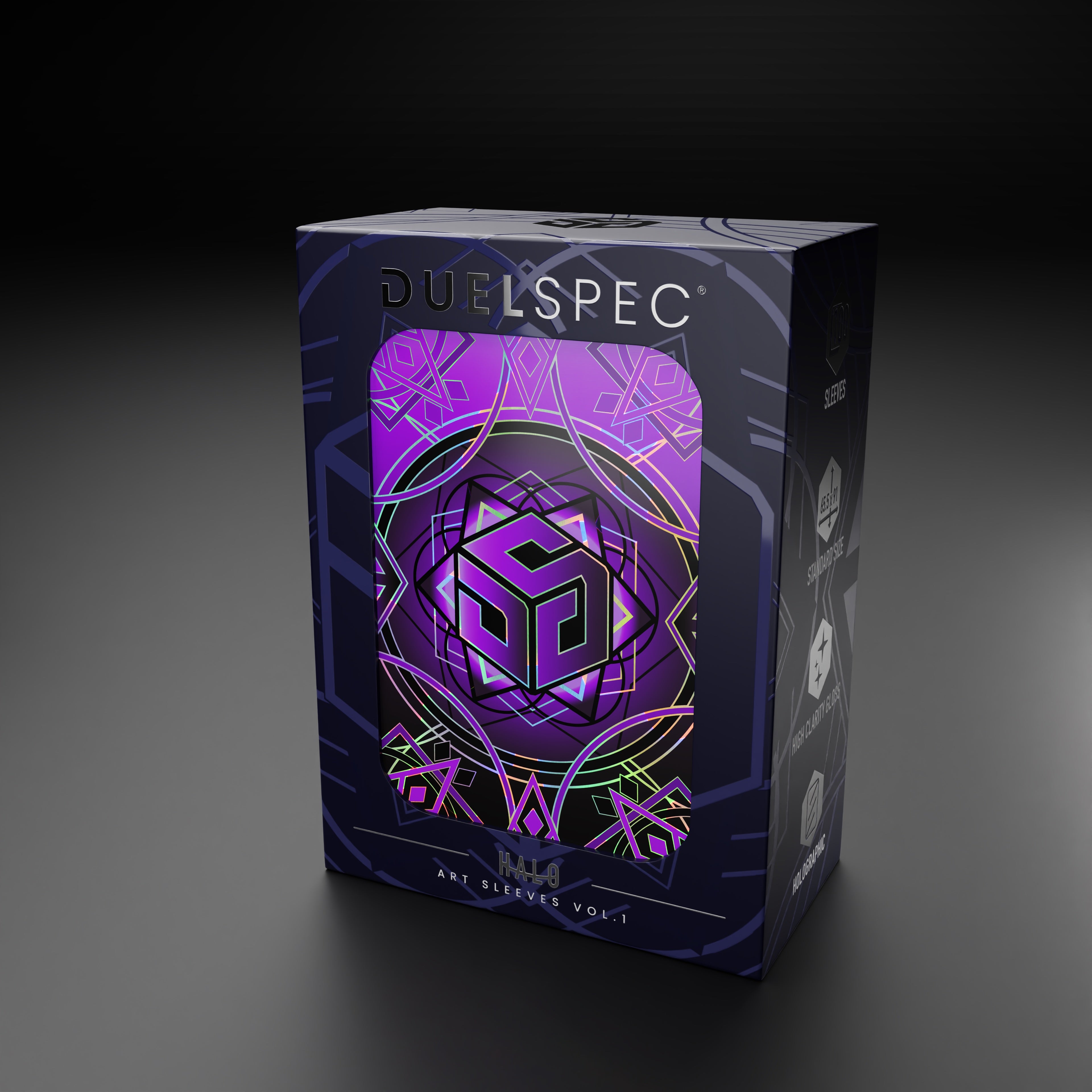 DuelSpec HALO Holo Art Sleeves (Standard)