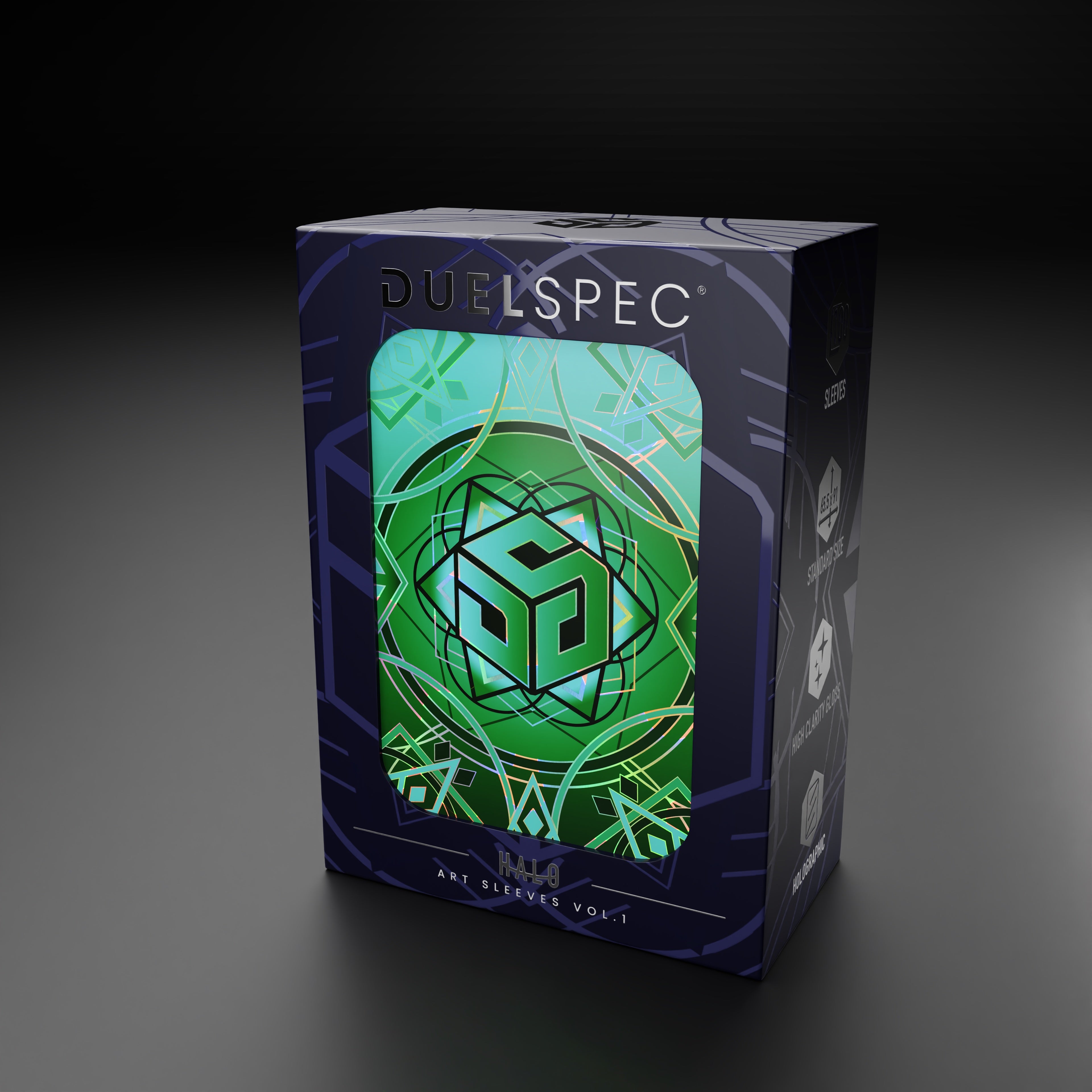 DuelSpec HALO Holo Art Sleeves (Standard)