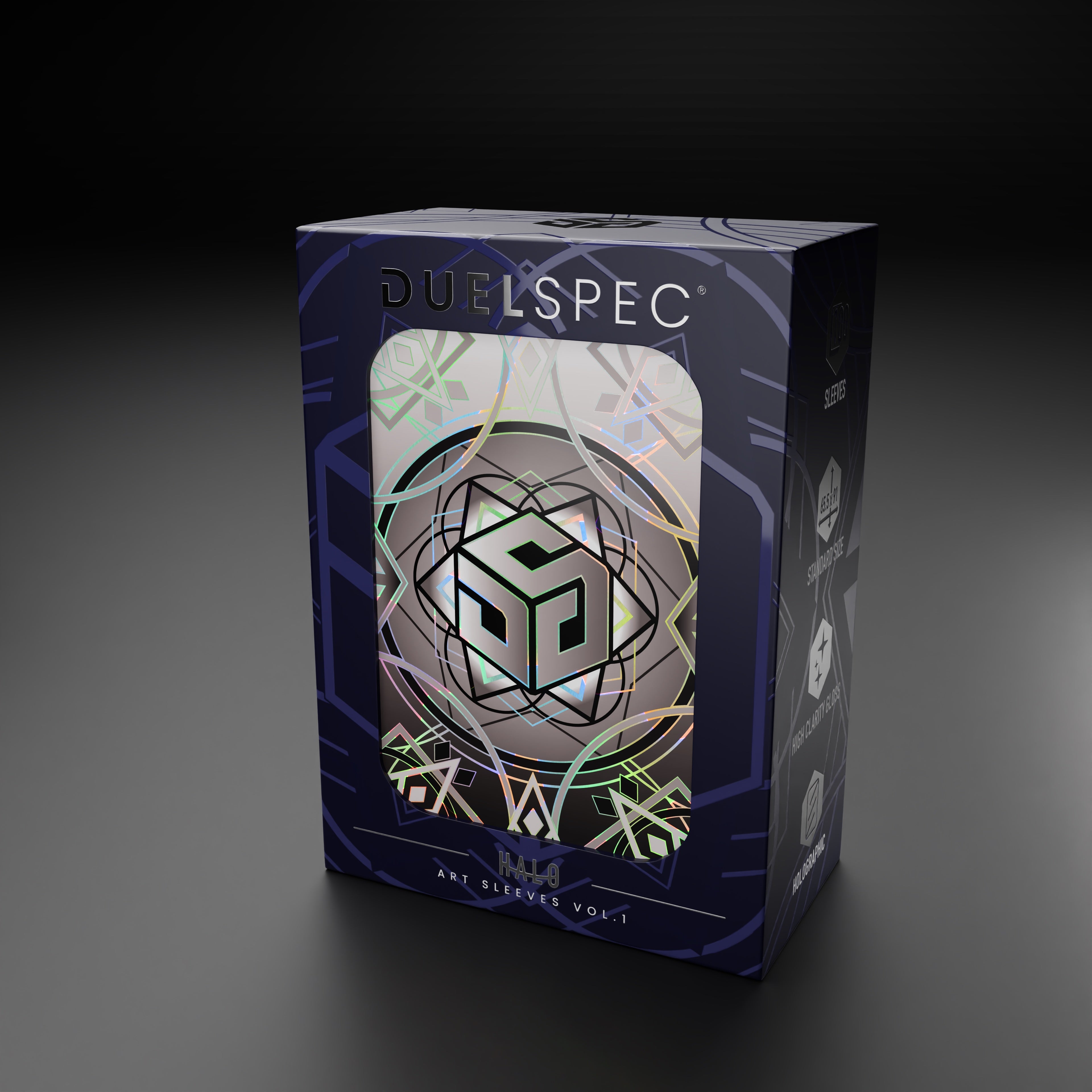 DuelSpec HALO Holo Art Sleeves (Standard)
