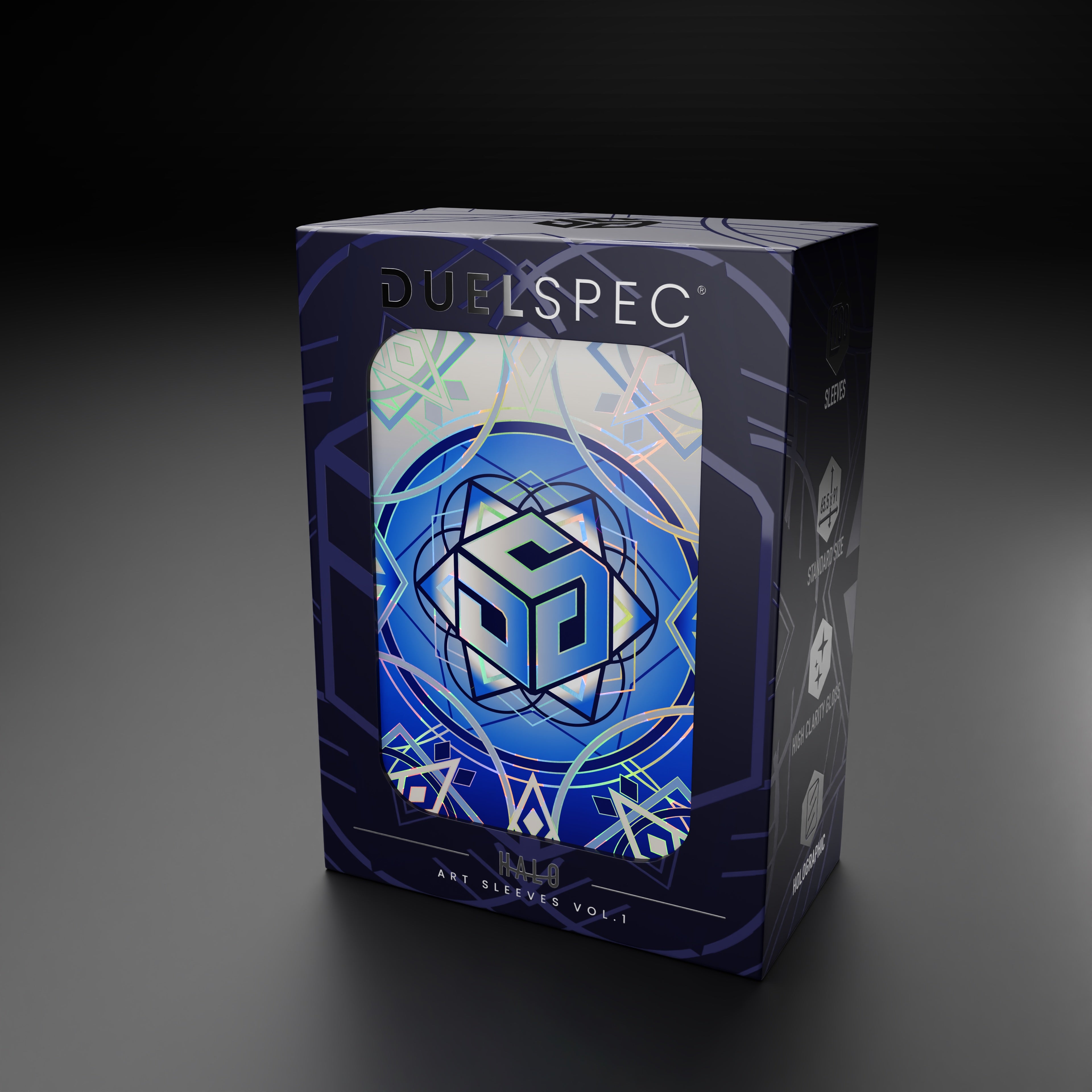 DuelSpec HALO Holo Art Sleeves (Standard)