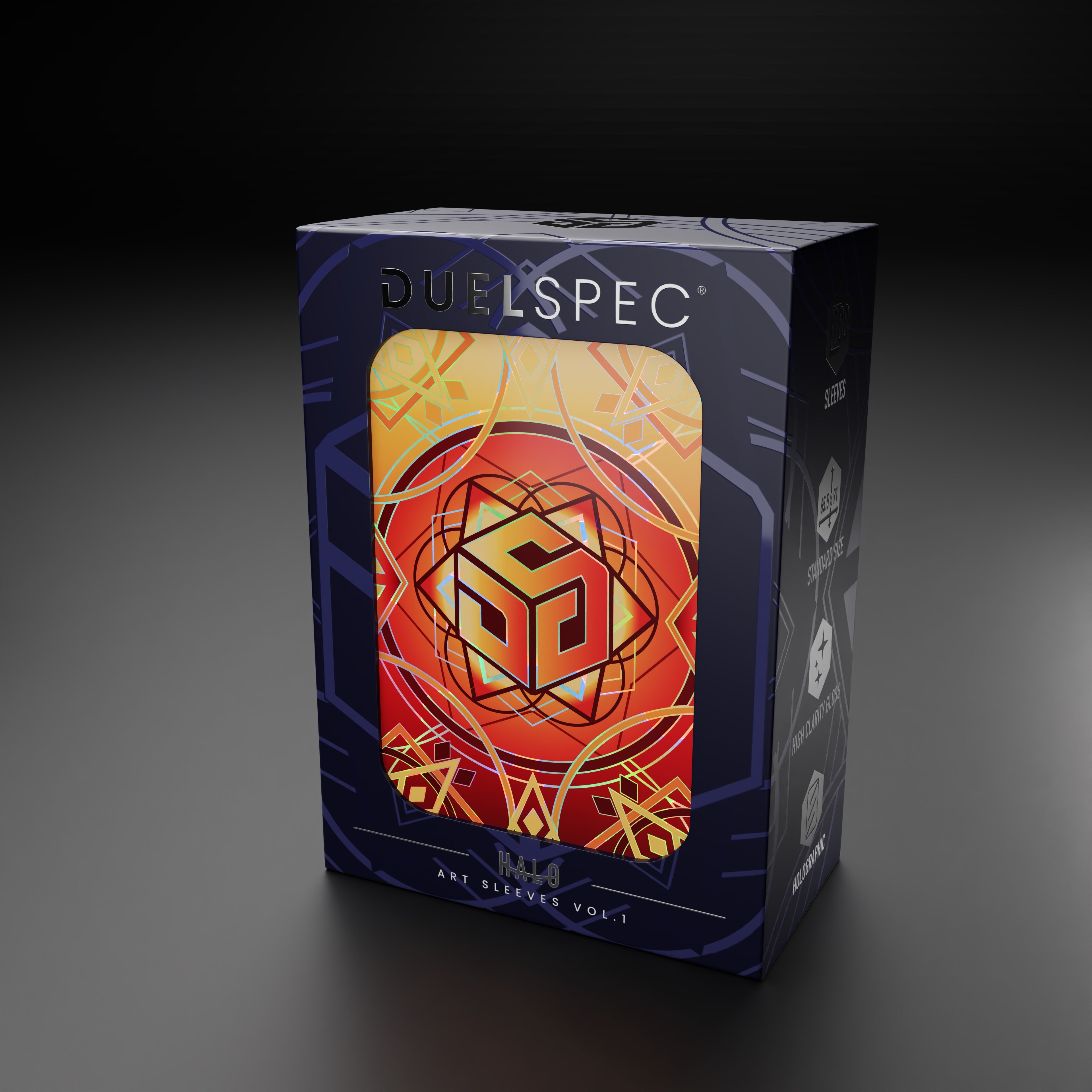 DuelSpec HALO Holo Art Sleeves (Standard)