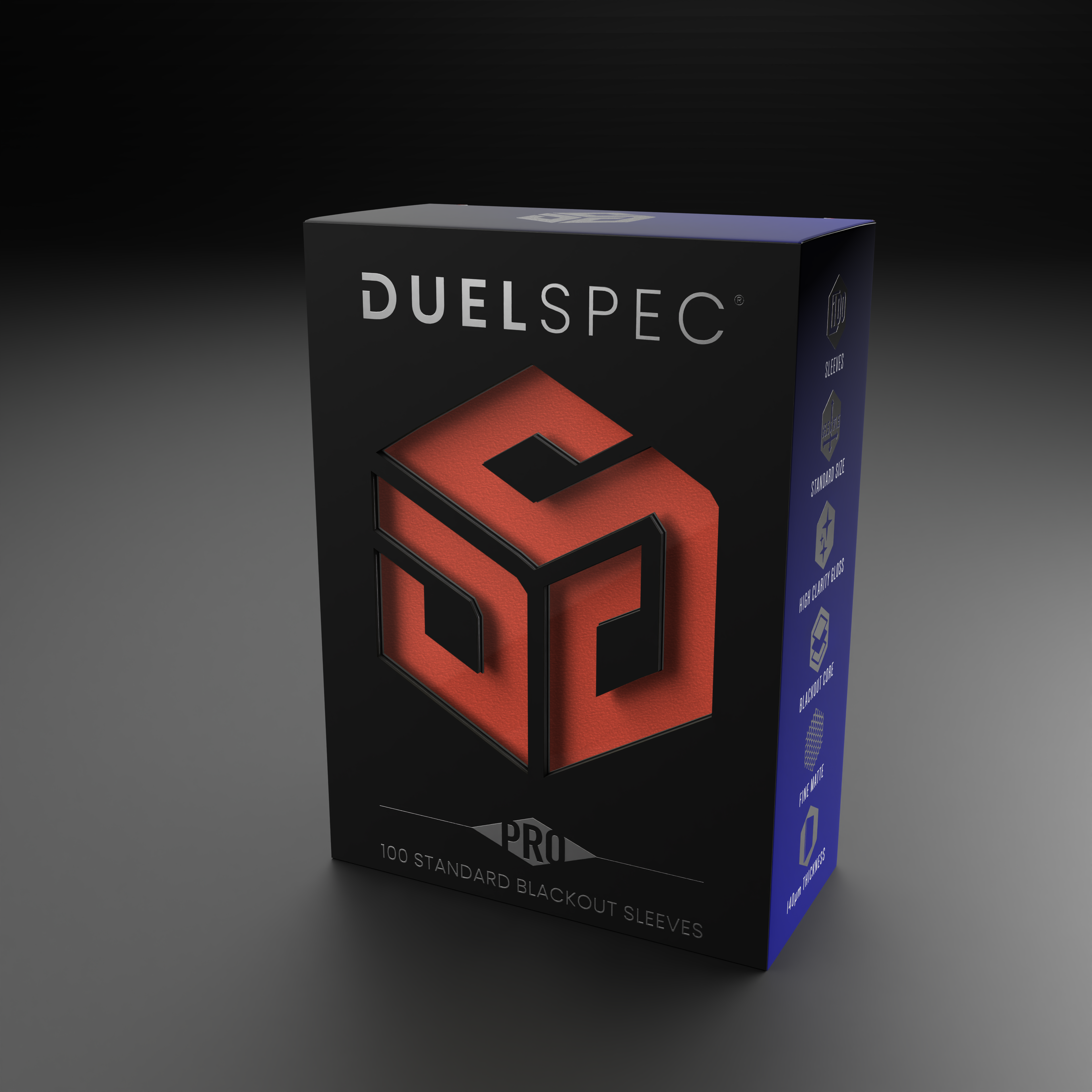 DuelSpec PRO Blackout Sleeves Standard