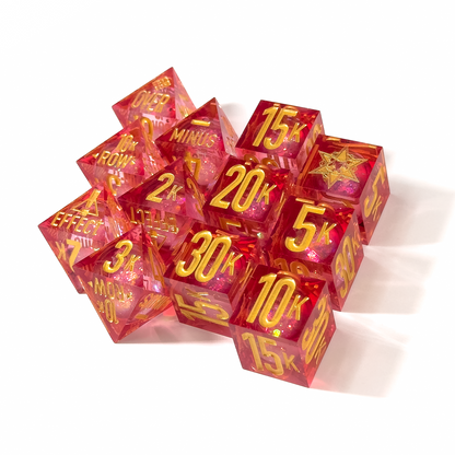 ALLFX™ (Gen 3) Ruby Liquid Core Dice