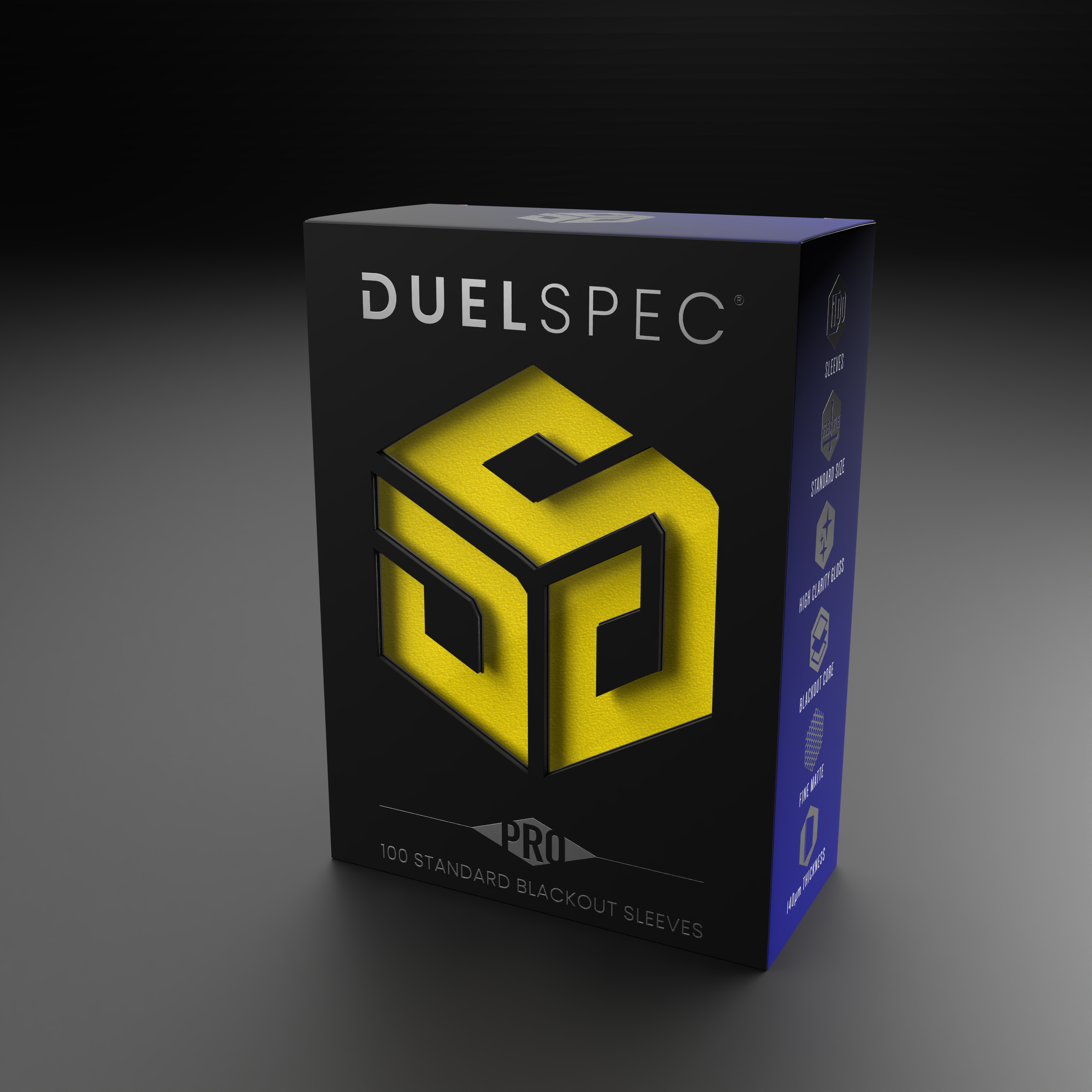 DuelSpec PRO Blackout Sleeves Standard