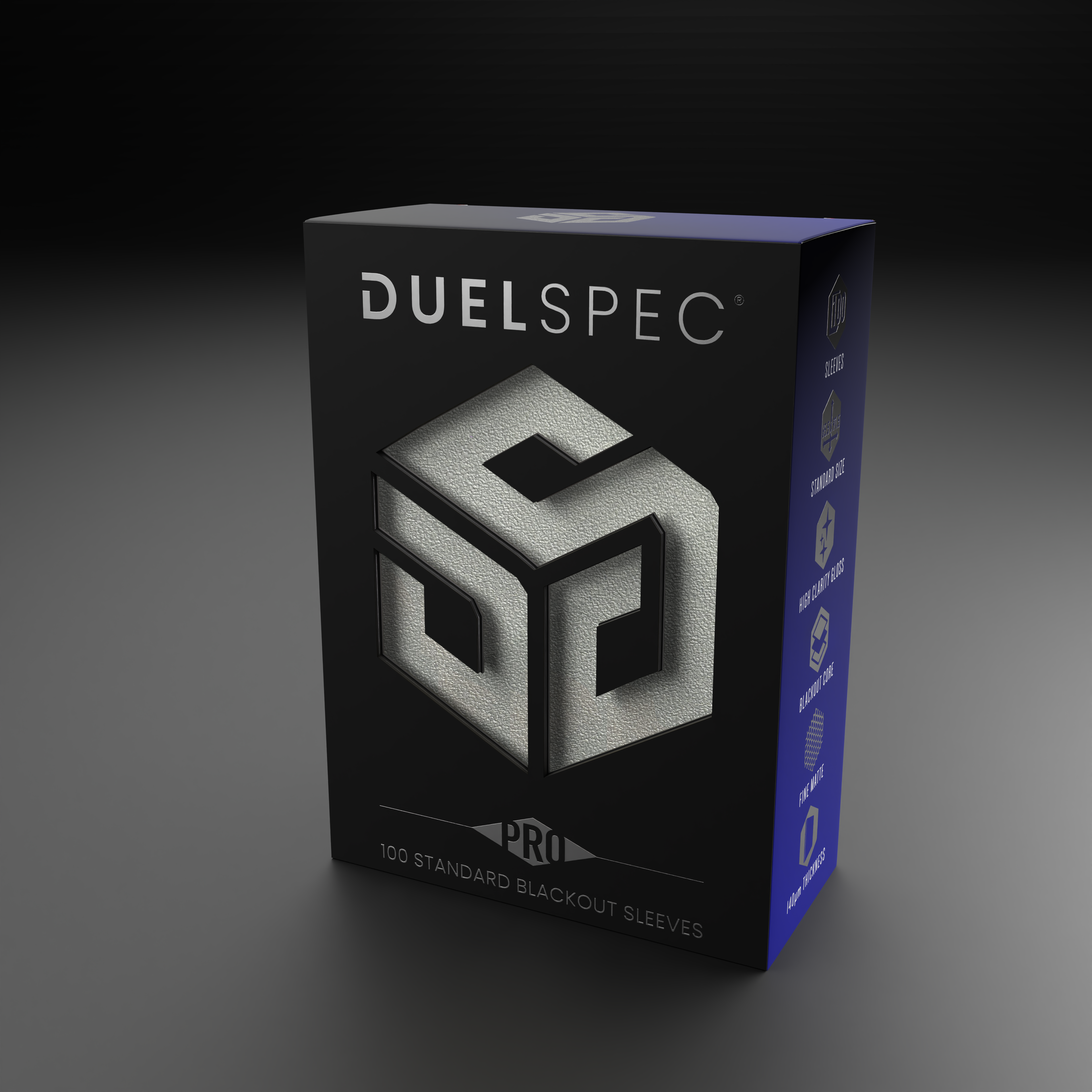 DuelSpec PRO Blackout Sleeves Standard