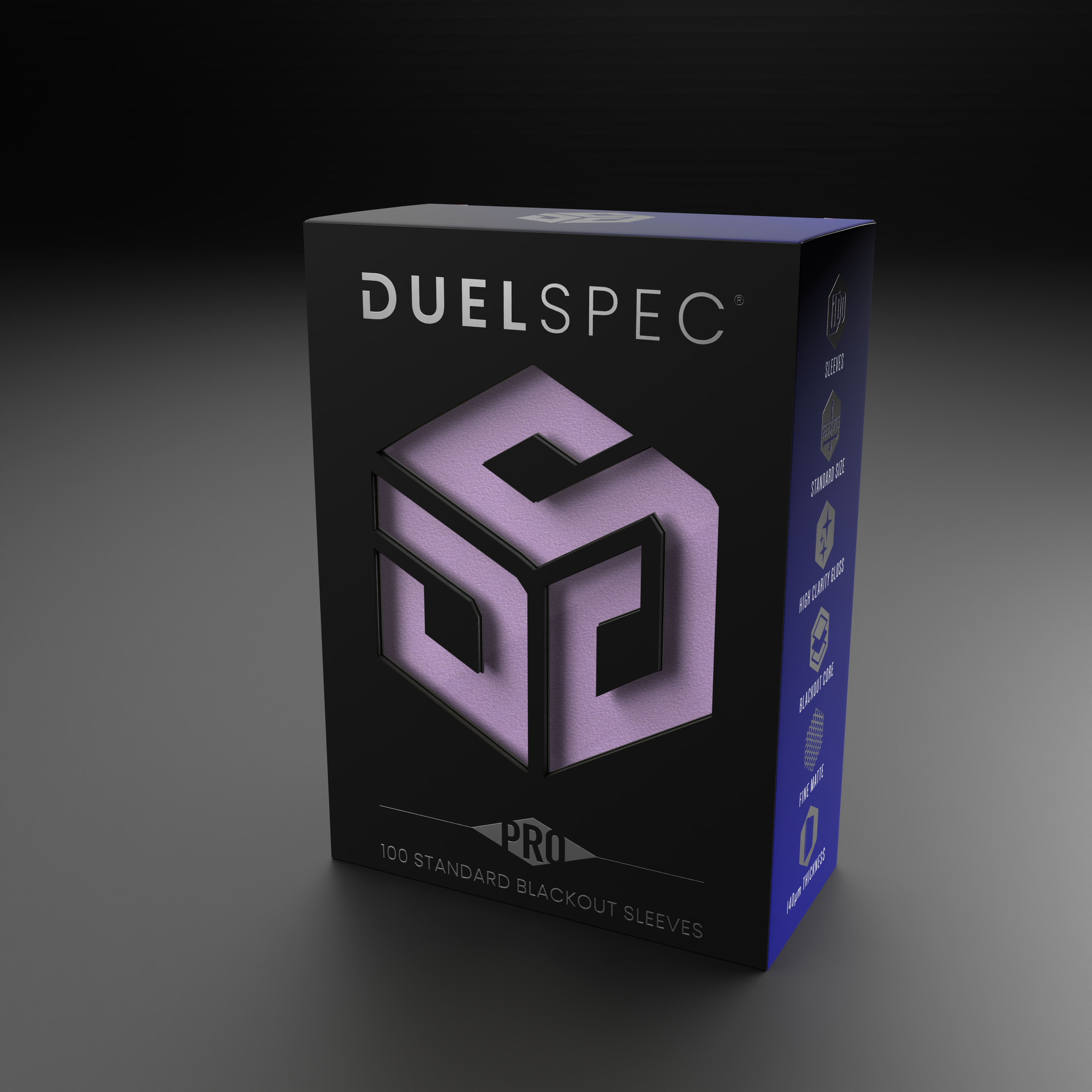 DuelSpec PRO Blackout Sleeves Standard