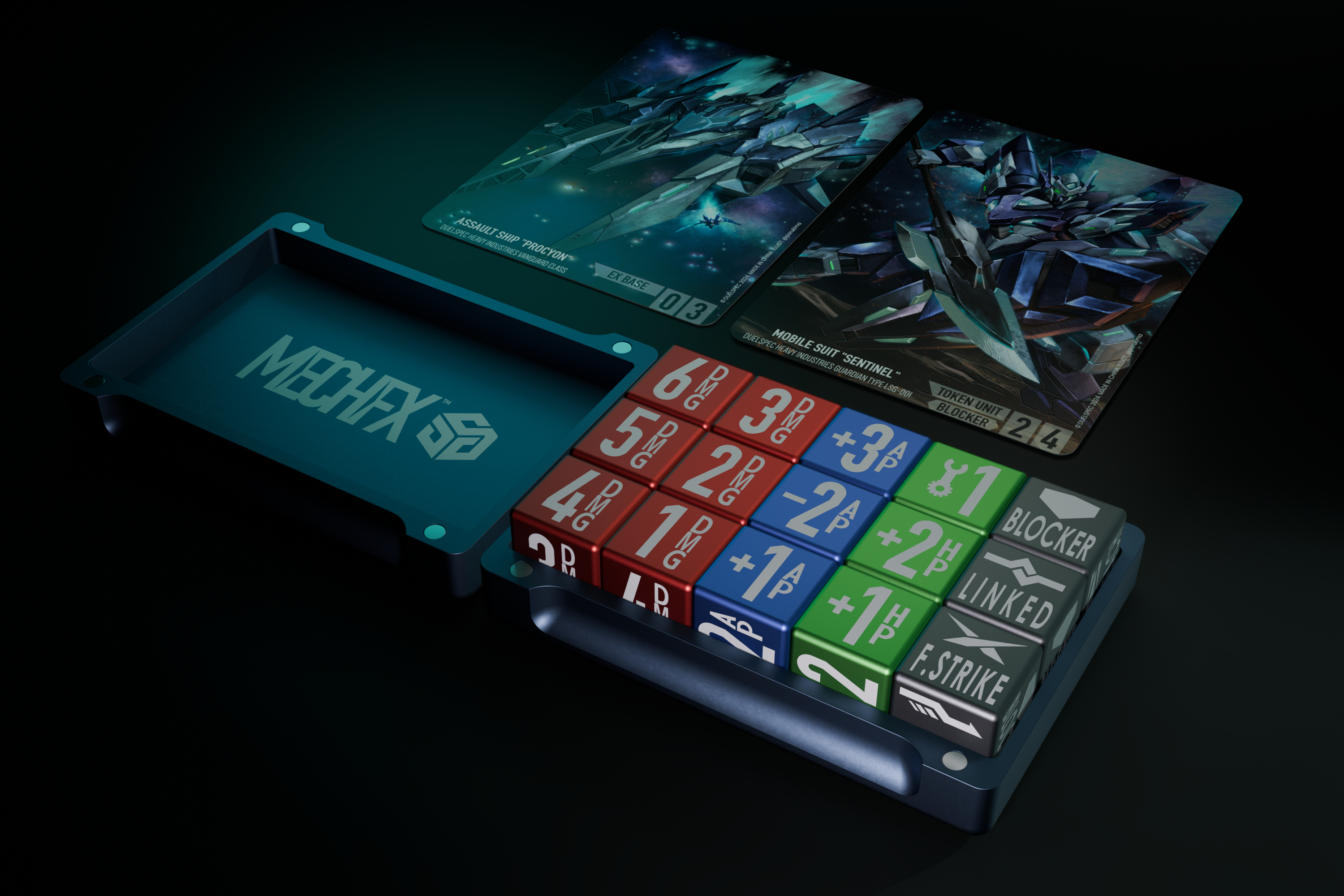MECHFX™ Metal Dice for GCG